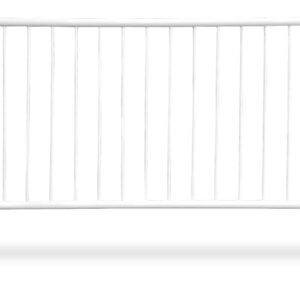 Steel Crowd Control Barrier 8' White - Champion in Outdoor Barriers