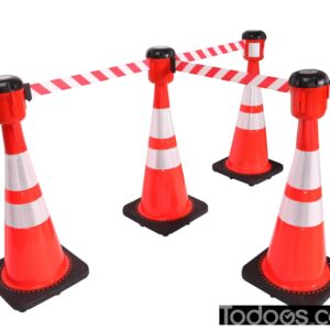 ConePro 600 Retractable Belt Barrier Traffic Cones
