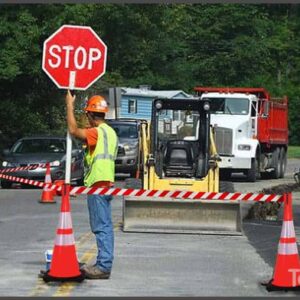 ConePro is a light, portable retracting belt unit that fits onto most types of traffic cones and is more effective at restricting access than cones alone.