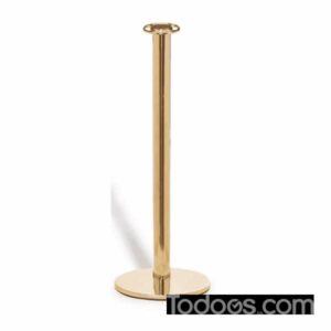 Elegance Rope Barrier Metal Stanchion has a contemporary look and is ideal for giving a touch of traditional style in modern settings.