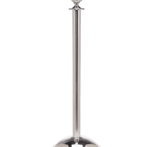 Elegance Rope Barrier Metal Stanchion Polished Stainless