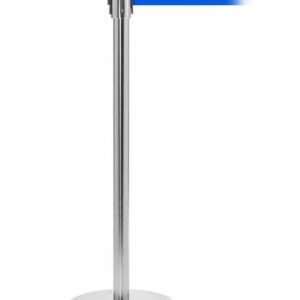 The 200 slimline stainless steel stanchion is an excellent choice for sophisticated settings seeking reliable crowd control management without sacrificing style. 