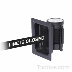 Wall Mounted Stanchions Recessed (7.5′-15′) for access control
