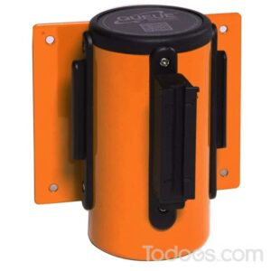 WallMaster retractable barriers wall mounted In Orange