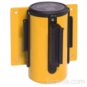 WallMaster retractable barriers wall mounted In Yellow Color