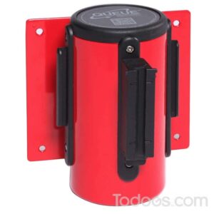 WallMaster retractable barriers wall mounted Red Color Variant