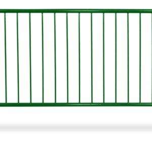 Steel Crowd Control Barrier 8' Green - Champion in Outdoor Barriers