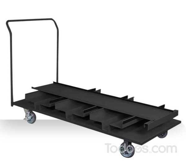 Portable crowd barriers - Stanchion Cart vertical