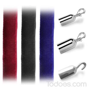 Red Stanchion Rope Velour | Welcome guests with a red carpet every time
