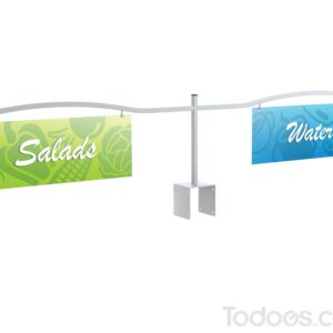Aisle Markers improve the shopping experience for your customers by quickly showing them where the items they need are.