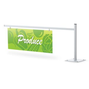 Aisle markers are excellent tools for helping customers find what they need while shopping. 
