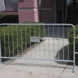 Steel Barriers: Shop for Blockader 8' Steel Crowd Barriers