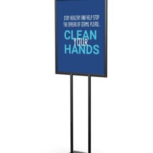 Plastic poster holders | Economical sign holder - perfect for menus or public information. Light weight aluminum frames at affordable prices.