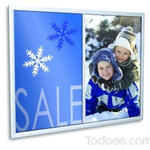 EasyOpen Poster Snap Frames - Divider Snow
