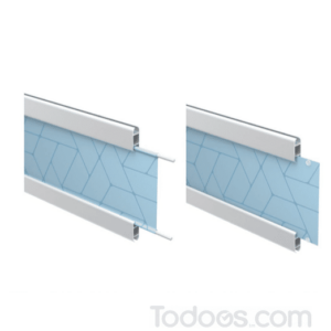 Halo Straight Rails for signage hanging are widely compatible