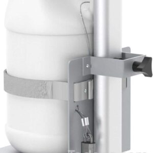 Foot Operated Hand Sanitizer Dispenser Stand - Rear Adjustments