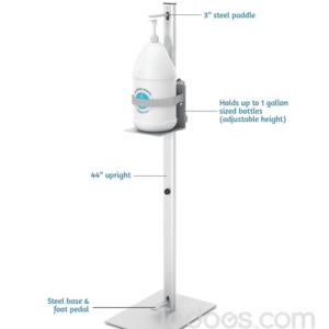 Foot Operated Hand Sanitizer Dispenser Stand Parts Information