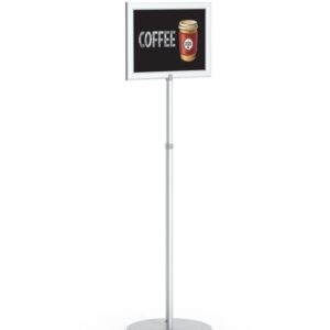 Plastic poster holders - Perfex Pedestal Signframes