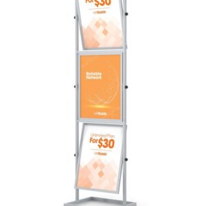 Poster holder | Position your signs to be seen! Introducing poster stands to your business can increase the amount of traffic you see daily.