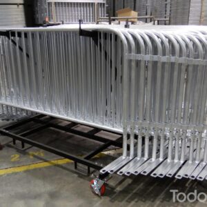 Signs and barricade - Steel Barrier Pull Cart 5