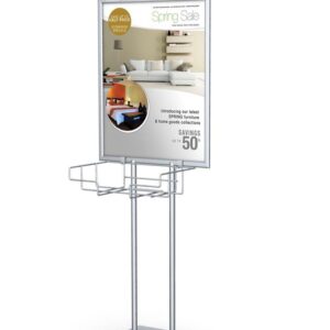 Poster holder stand - economical function! Real estate sidewalk signs are a great way to maximize visibility. Offered in two standard sizes.
