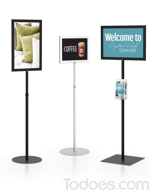 Plastic Poster Holders | Perfex Pedestal SignFrames™ - Information Stand
