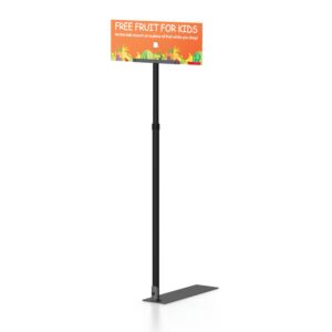 Metal Sign stand is perfect to advertise products that are placed on pallets in stores and warehouse shopping clubs.