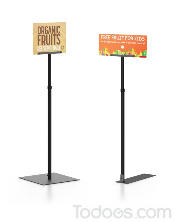 Metal Sign Stand Is Perfect To Advertise Prices Palletized Products
