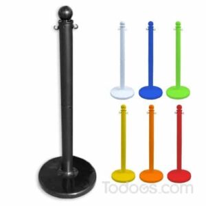 Plastic stanchions | Pack of 2 2.5" Stanchions in a variety of colors!