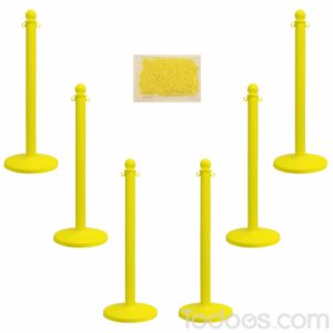 Start your crowd control with 6 lightweight stanchions & 50’ of chain