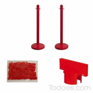 2.5” stanchion and chain kit can help your business quickly make a busy area organized without spending a fortune.