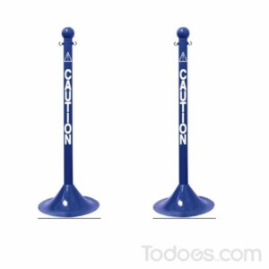 These high-quality safety crowd stanchions keep your visitors safe and your business covered from liability by having hazards clearly marked.