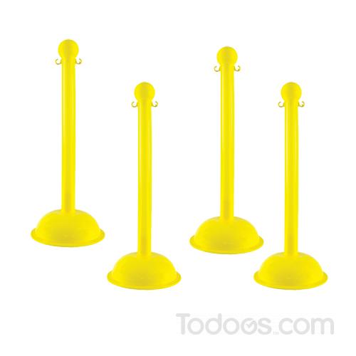 3" Plastic Stanchion for heavy-duty crowd control! Shop today!