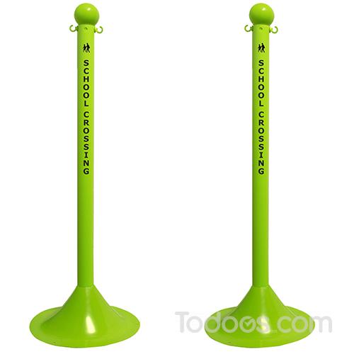 The school crossing stanchion barrier keeps kids safe! Best prices.