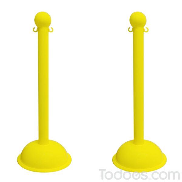 3 Inch diameter Plastic stanchions Its Is a Set of Two Stanchions.