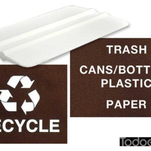 Complete Decal Kit for 3 section garbage Can-Info