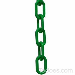 With green plastic chains, strong visual barriers can be created