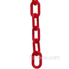 Red Plastic Barrier Chain In a Box
