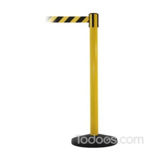 Steel Retractable Belt Barrier in Safety Colors