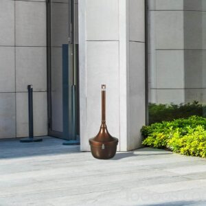 Smokers Oasis Cigarette Receptacle modern building outdoors