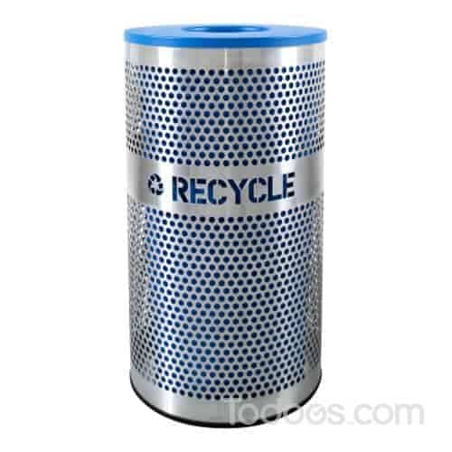 Large recycling bin | Large 33 Gallon Receptacle, Recycling Receptacle
