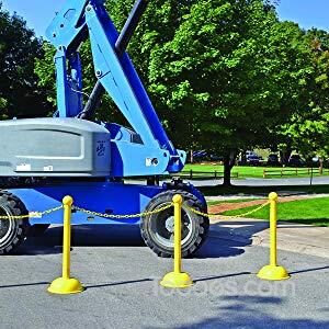 Versatile plastic chain creates a strong visual barrier to protect people and property