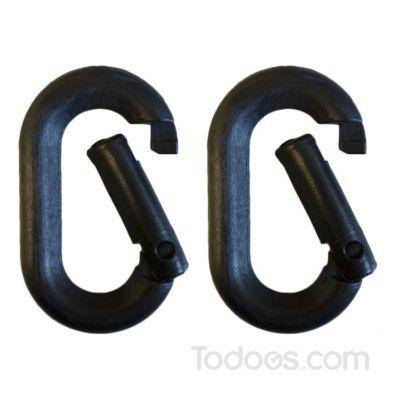 Use this plastic carabiner with our Magnet Ring to attach plastic chain to metal surfaces magnetically!