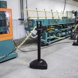 X-Treme Duty Stanchions Installed In a Factory