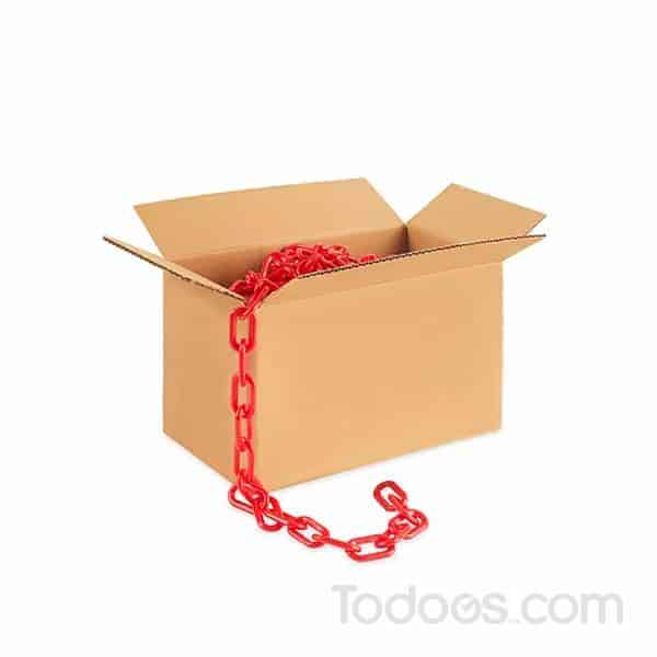 1.5” Diameter Plastic Barrier Chain 500’ - In a Box