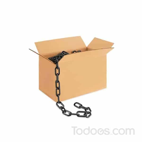 1” Diameter Plastic Barrier Chain 500’ - In a Box