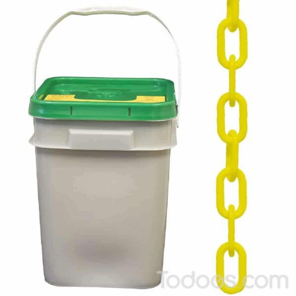 1.5" Wide Plastic Chain or #6 Plastic Chain Sold in Bulk - 300 ft. Pail