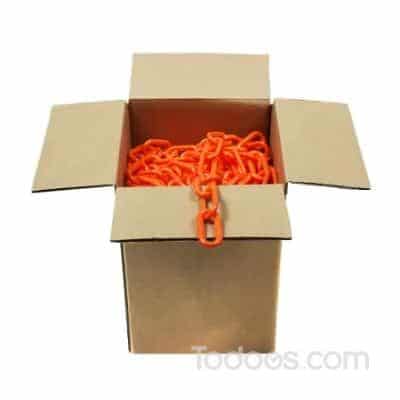 2” Diameter Plastic Barrier Chain 100’ - In a Box