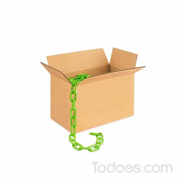 3” Diameter Plastic Barrier Chain 100’ - In a Box