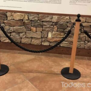 Recreate a classic look from the wild west with wood stanchions